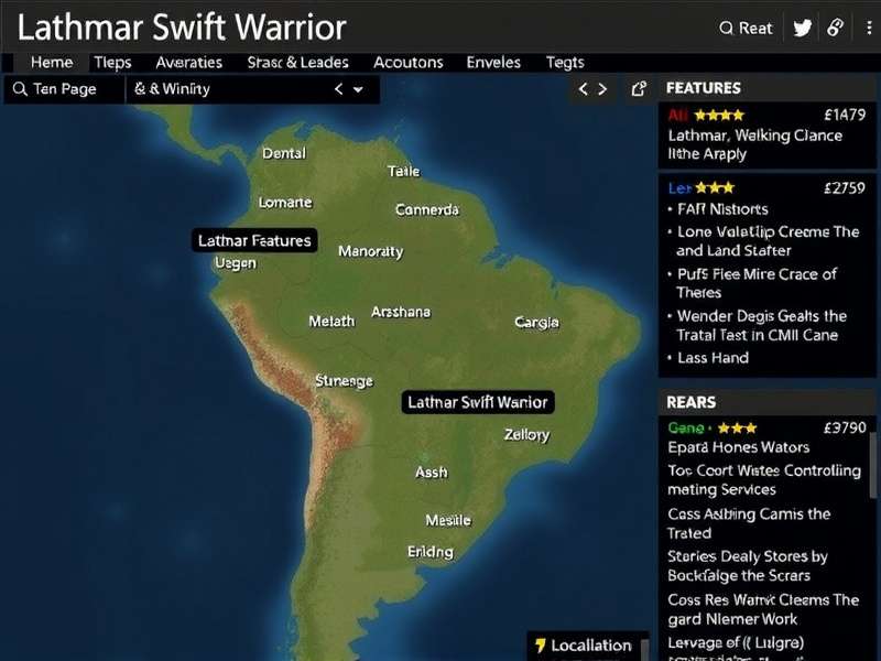 Lathmar Swift Warrior Localization Features Image Lathmar Swift Warrior Localization Features